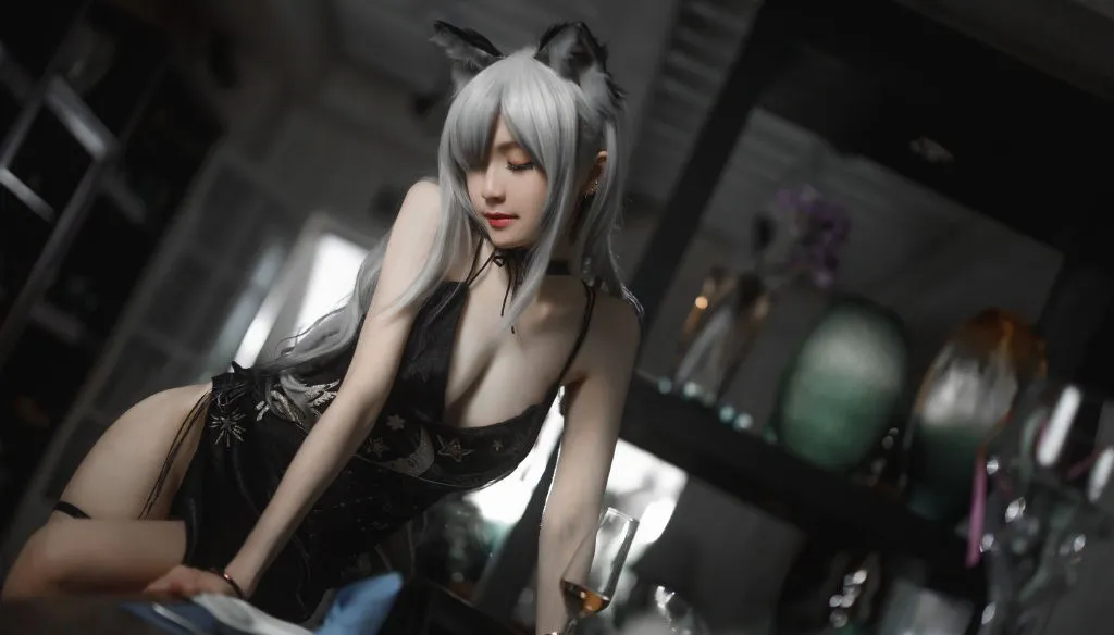 《明日方舟》黑cosplay-1