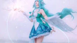 《英雄联盟》索拉卡cosplay-绝对领域