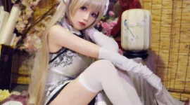 缘之空丝袜旗袍穹妹cosplay-绝对领域