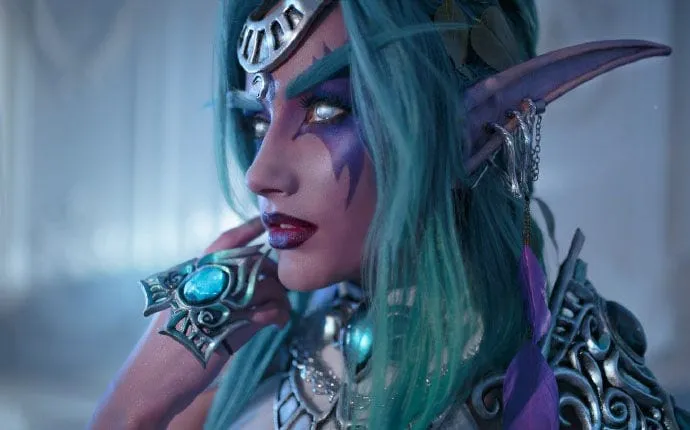 《魔兽世界》泰兰德cosplay-绝对领域