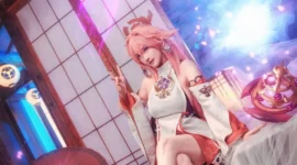 《原神》八重神子cosplay-绝对领域