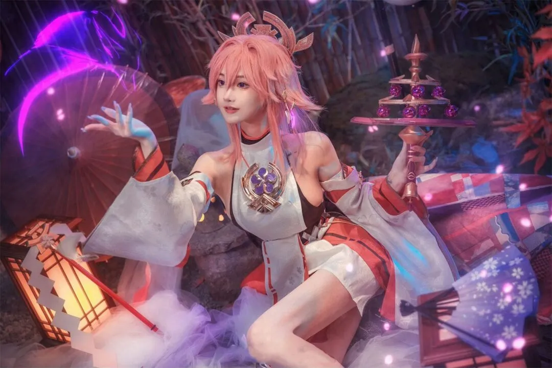 《原神》八重神子cosplay-绝对领域
