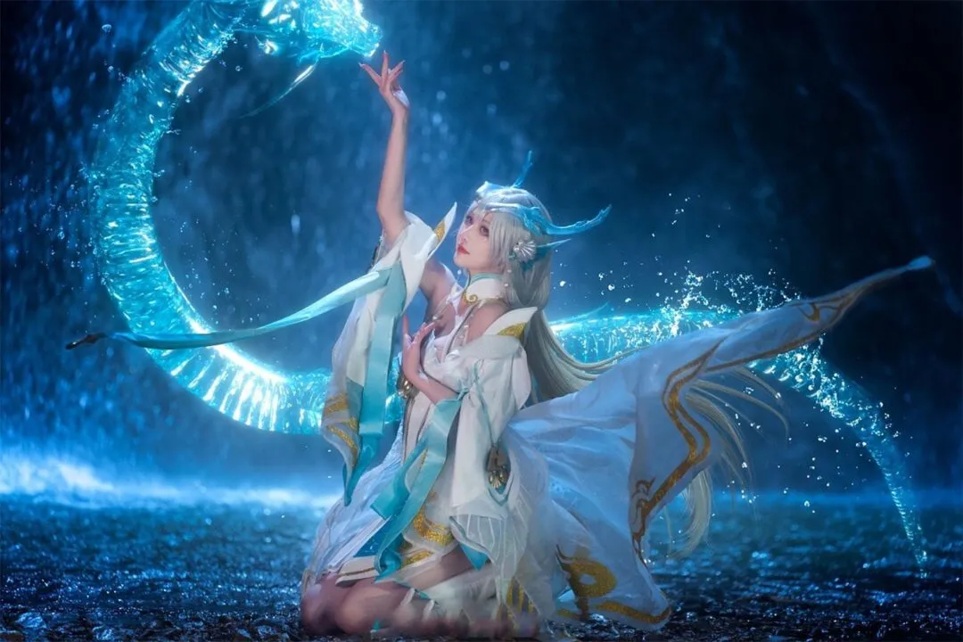 《王者荣耀》西施·游龙清影cosplay-11