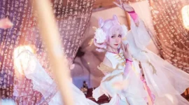 《王者荣耀》嫦娥拒霜思cosplay-绝对领域