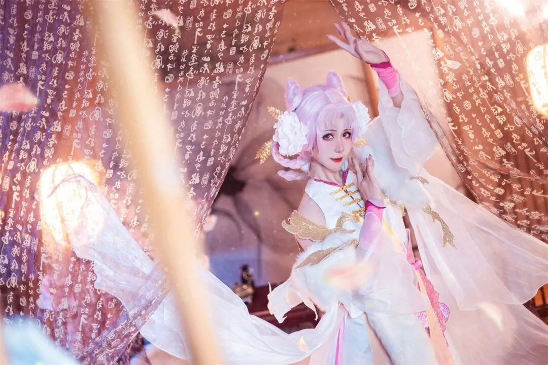 《王者荣耀》嫦娥拒霜思cosplay-绝对领域