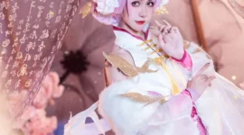 《王者荣耀》嫦娥拒霜思cosplay-绝对领域