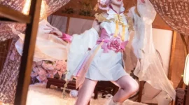 《王者荣耀》嫦娥拒霜思cosplay-绝对领域