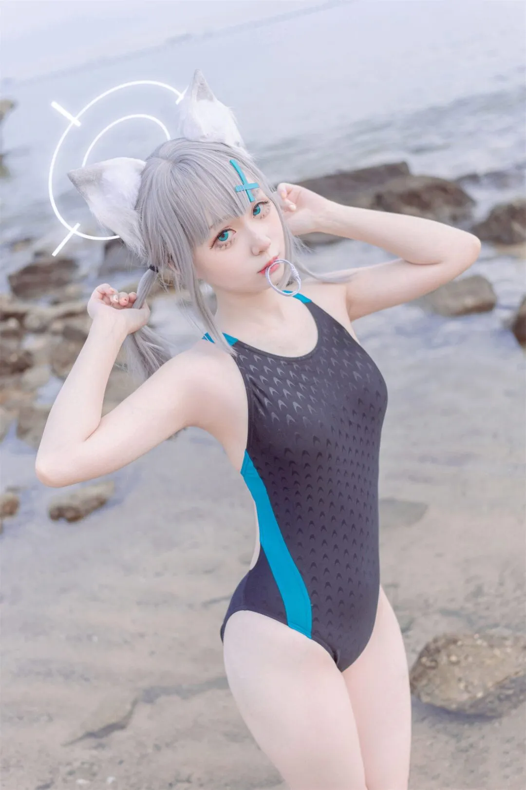 《碧蓝档案》砂狼白子cosplay-1