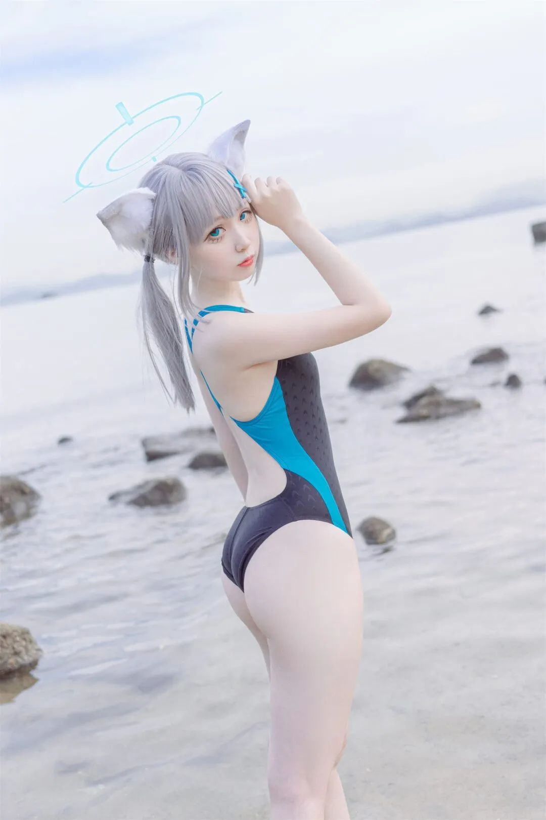 《碧蓝档案》砂狼白子cosplay-10