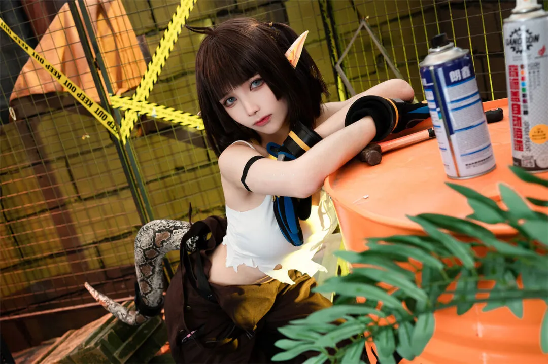 《明日方舟》森蚺cosplay-10