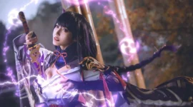 《原神》 雷电将军cosplay-绝对领域