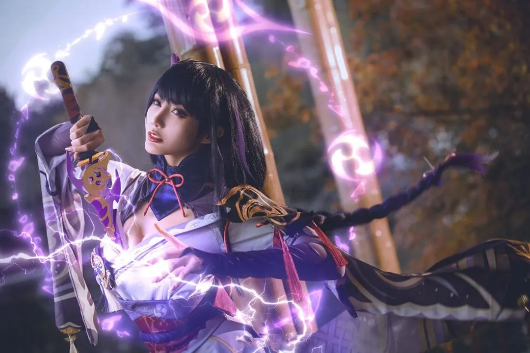 《原神》 雷电将军cosplay-绝对领域