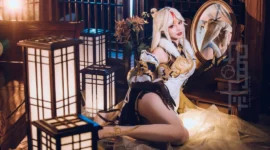 《原神》凝光cosplay-绝对领域