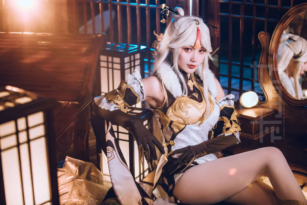 《原神》凝光cosplay-绝对领域