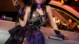 《王牌竞速》蝠翼万圣 魔女cosplay-绝对领域