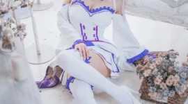 《Re：从零开始的异世界生活》爱蜜莉雅cosplay-绝对领域
