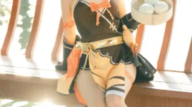 《原神》香菱cosplay-绝对领域