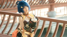 《原神》香菱cosplay-绝对领域
