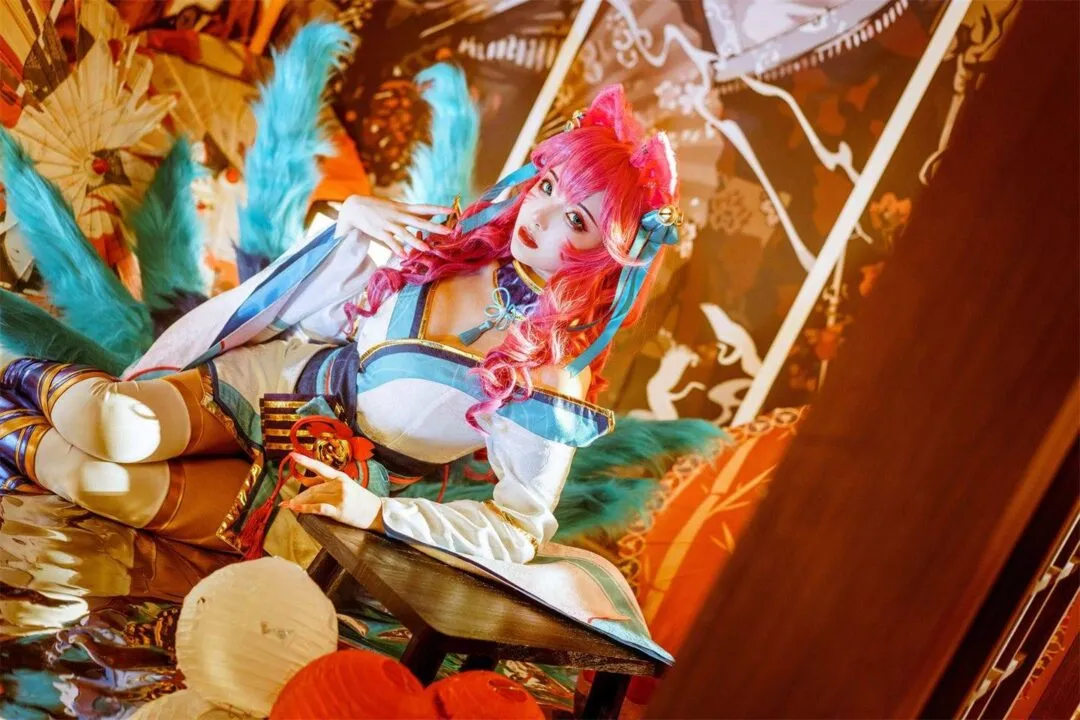 英雄联盟 阿狸cosplay-绝对领域