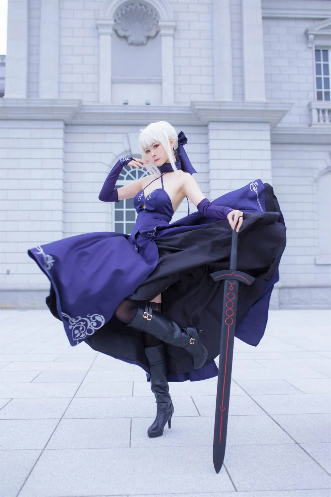 FGO 黑贞黑呆阿尔托莉雅贞德cosplay-10