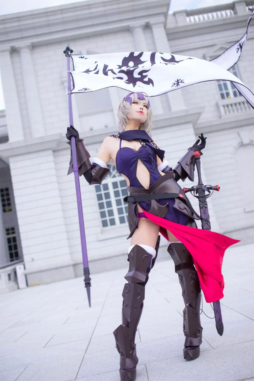 FGO 黑贞黑呆阿尔托莉雅贞德cosplay-12