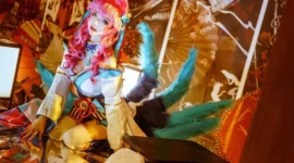 英雄联盟 阿狸cosplay-绝对领域