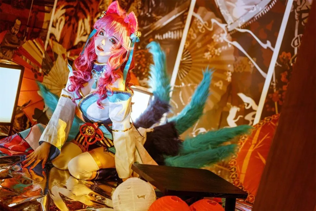 英雄联盟 阿狸cosplay-绝对领域