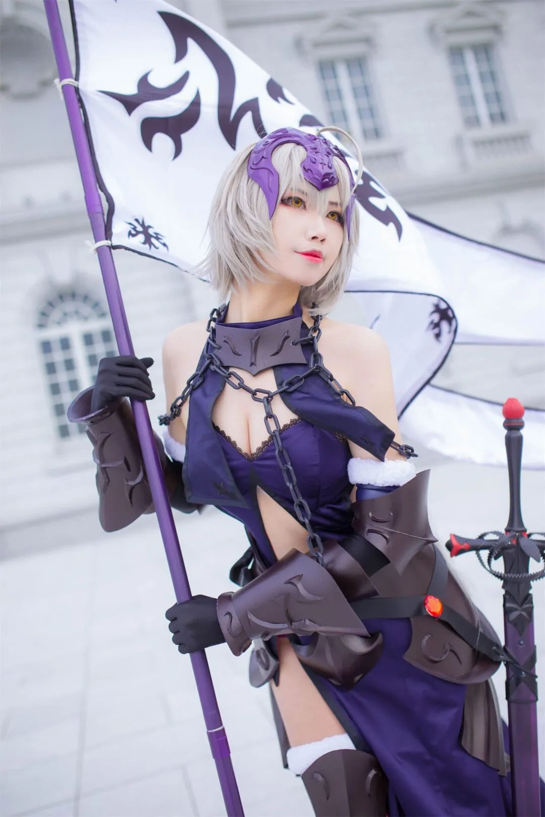 FGO 黑贞黑呆阿尔托莉雅贞德cosplay-6