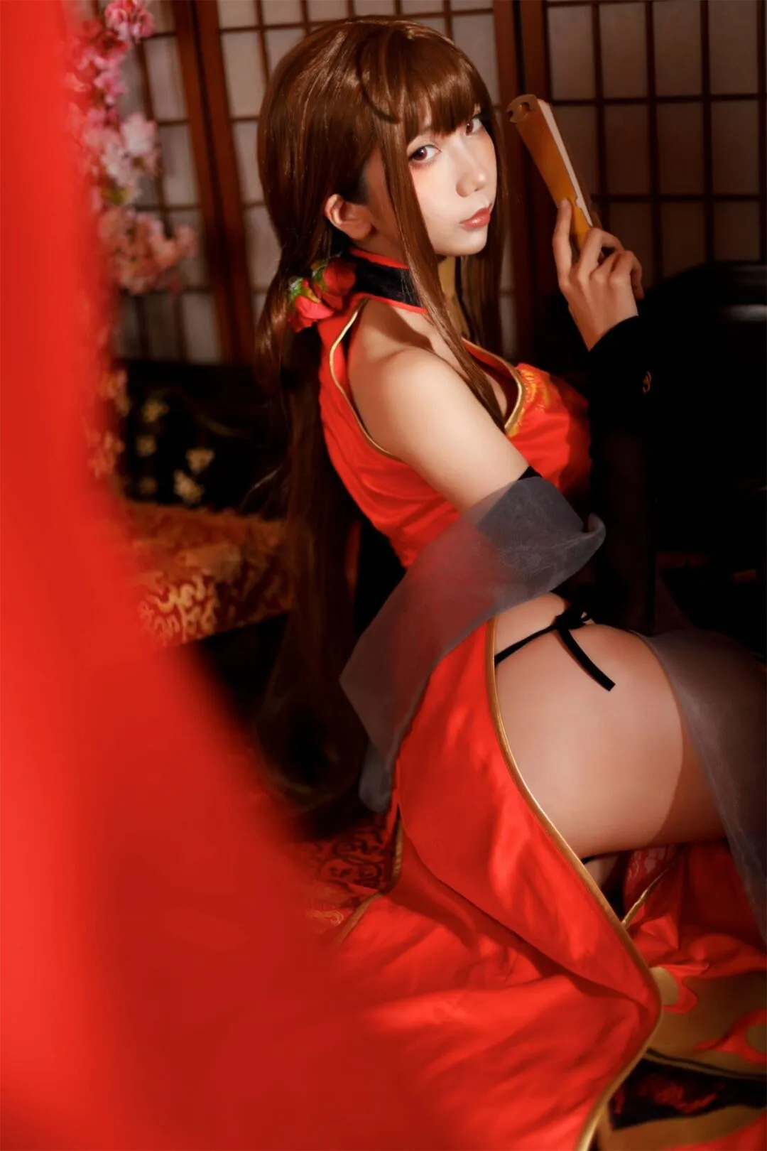 少女前线 DSR-50旗袍cosplay-13