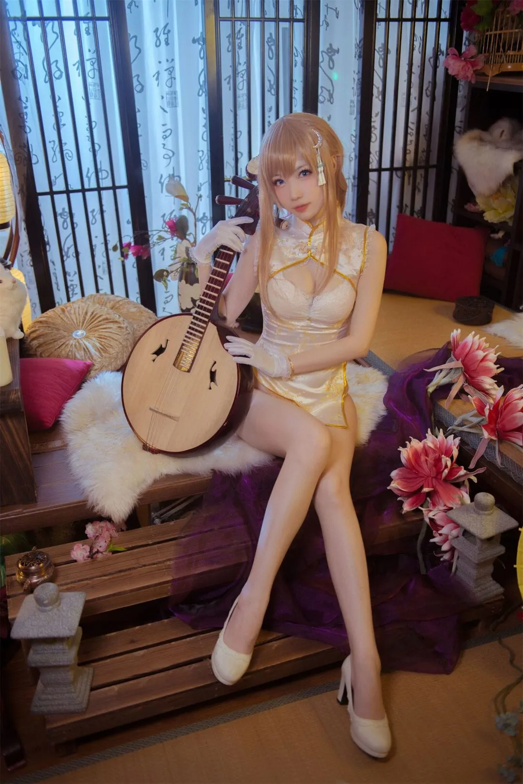 艳娘梦华谭 宝钗cosplay-绝对领域