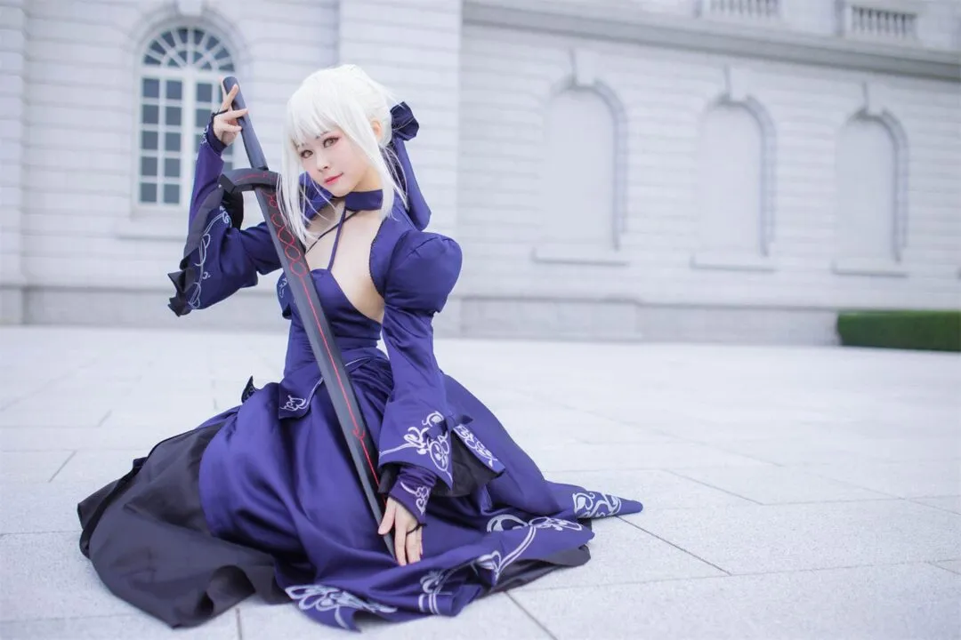 FGO 黑贞黑呆阿尔托莉雅贞德cosplay-18