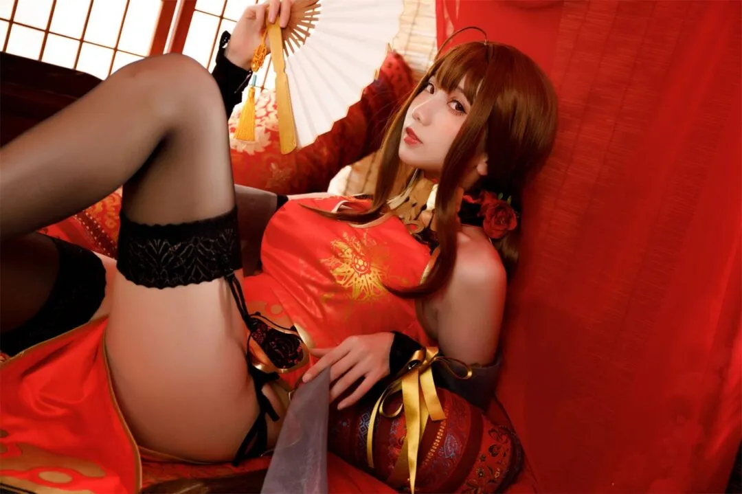 少女前线 DSR-50旗袍cosplay-8