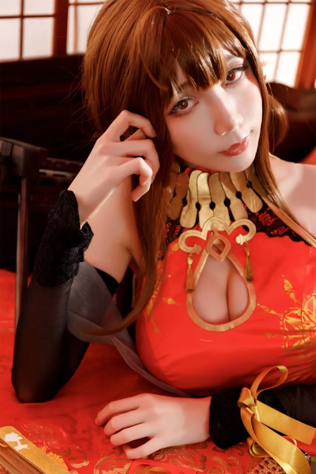 少女前线 DSR-50旗袍cosplay-7