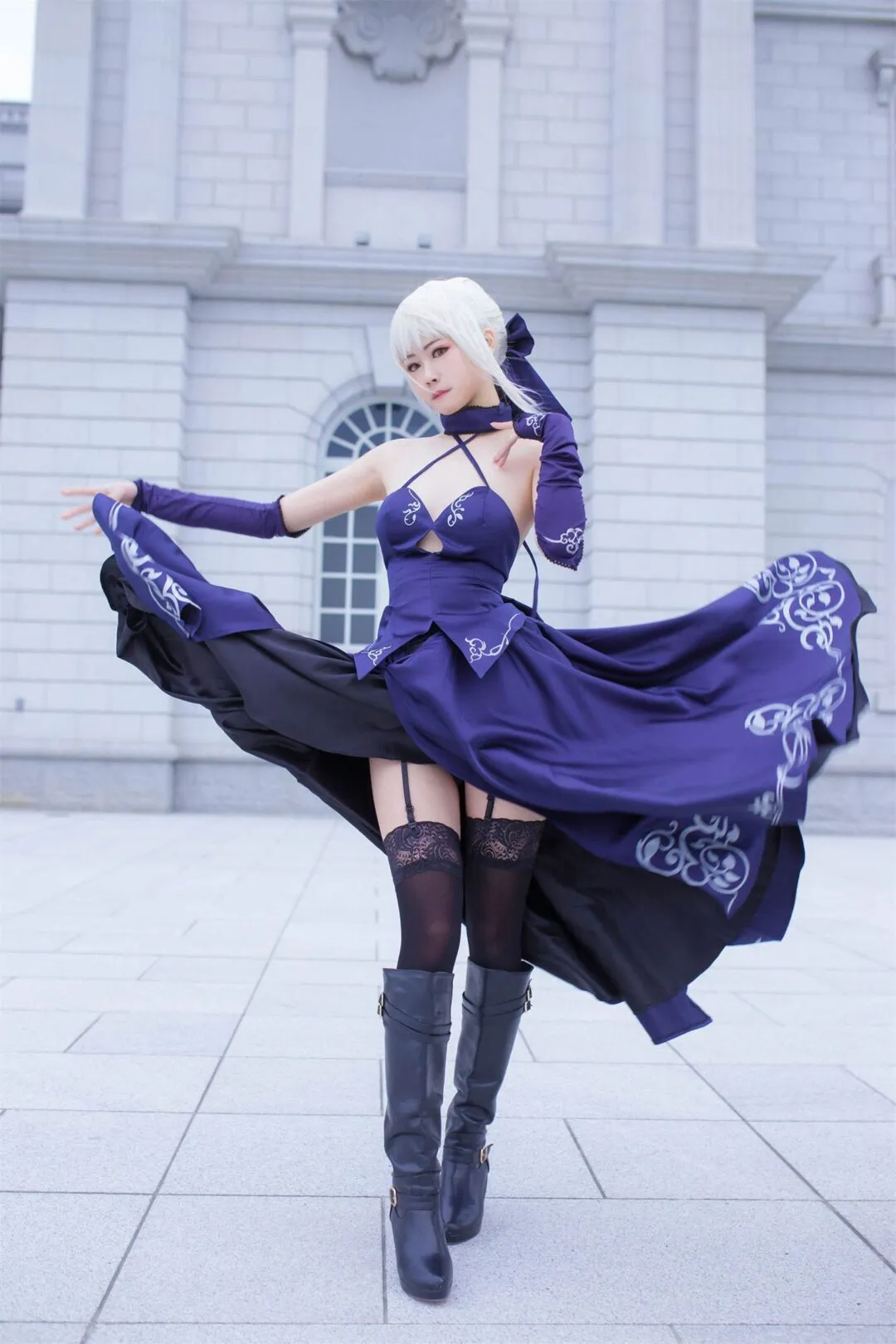 FGO 黑贞黑呆阿尔托莉雅贞德cosplay-11