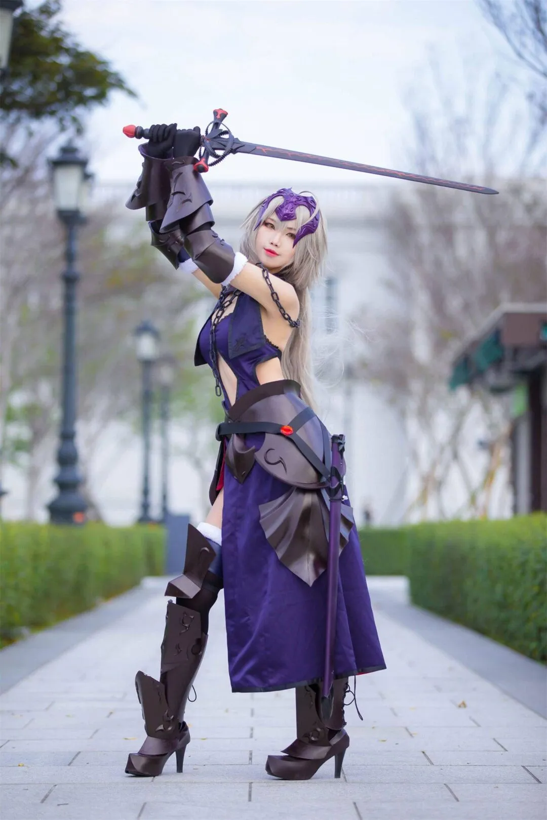 FGO 黑贞黑呆阿尔托莉雅贞德cosplay-1