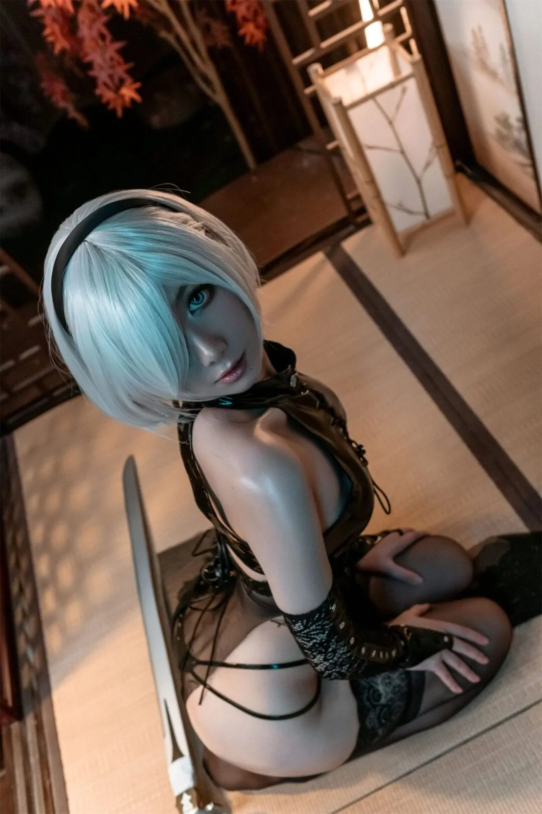 尼尔机械纪元 2B旗袍cosplay-16