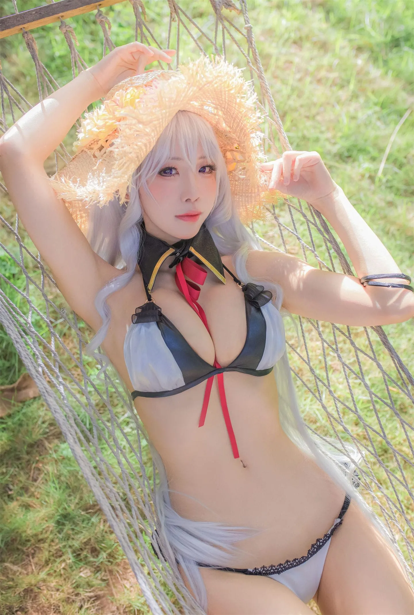 碧蓝航线 阿尔及利亚cosplay-绝对领域