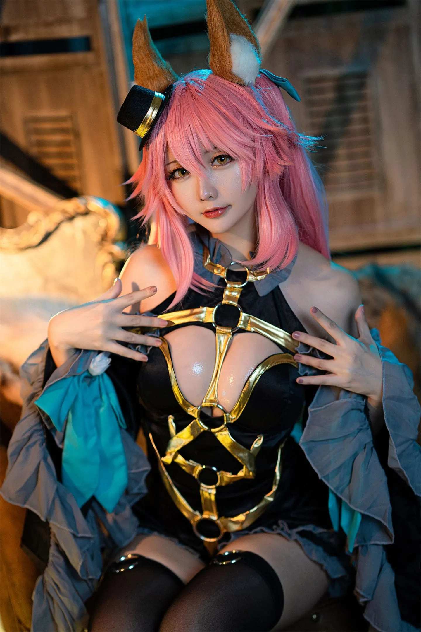 FGO 玉藻前魔术师cosplay-绝对领域