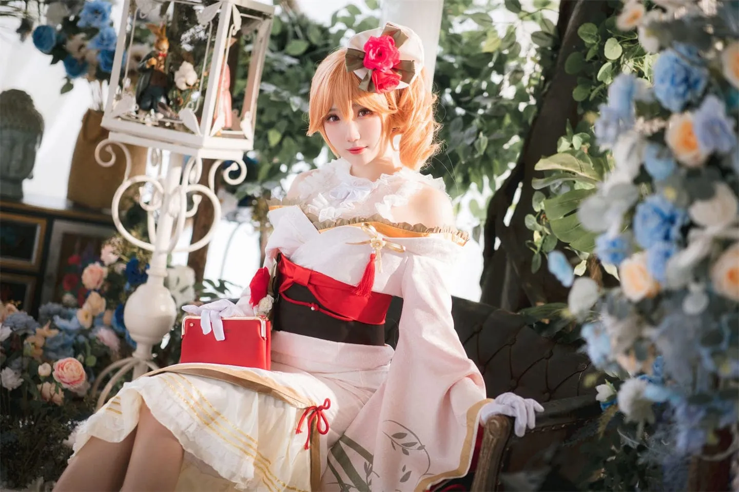 碧蓝航线 黎塞留和服cosplay-绝对领域