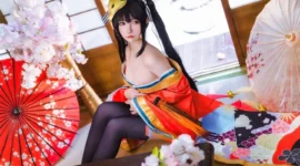 碧蓝航线 大凤和服cosplay-绝对领域