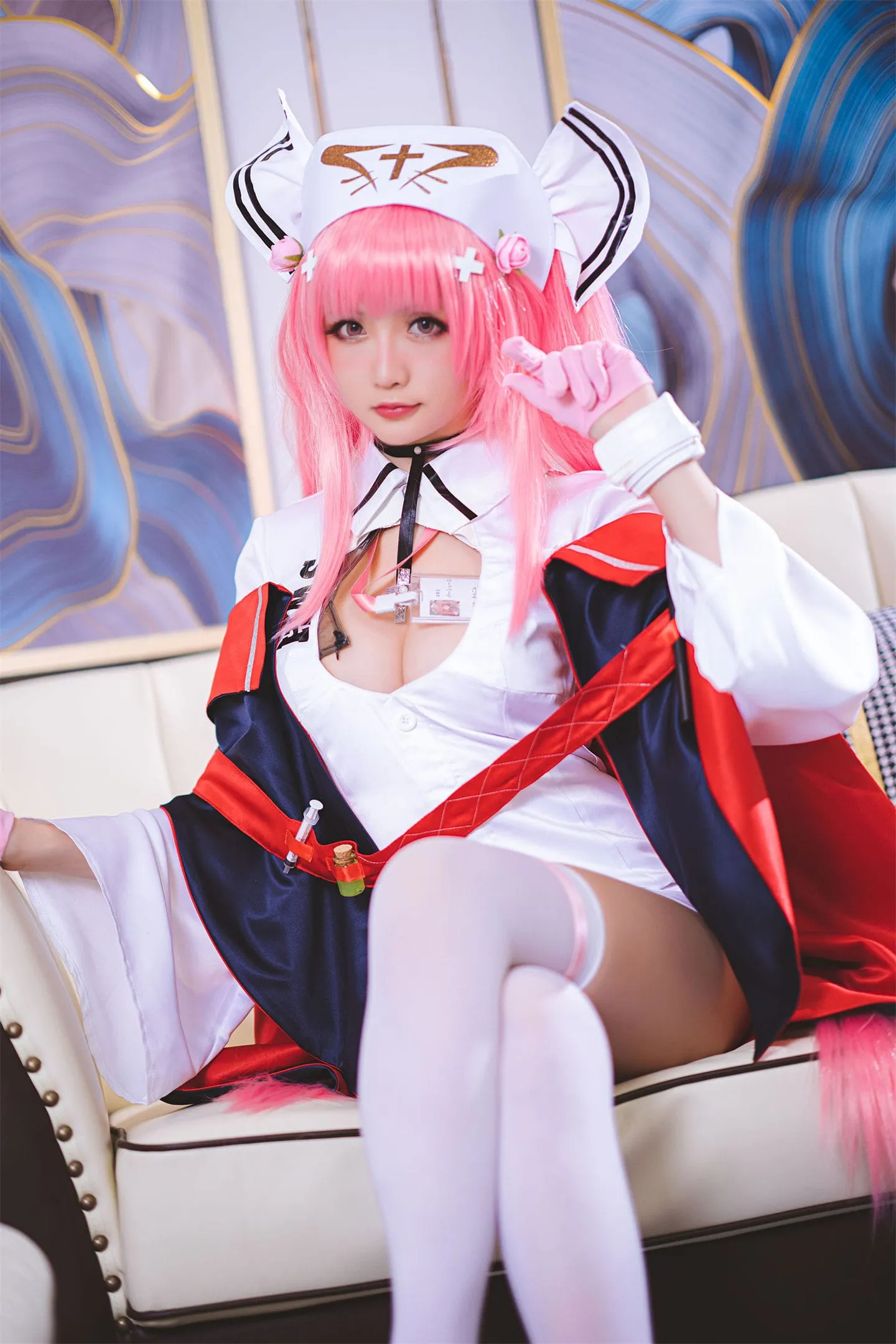 碧蓝航线 英仙座护士2cosplay-绝对领域