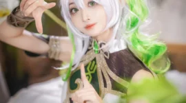 《原神》纳西妲cosplay-绝对领域