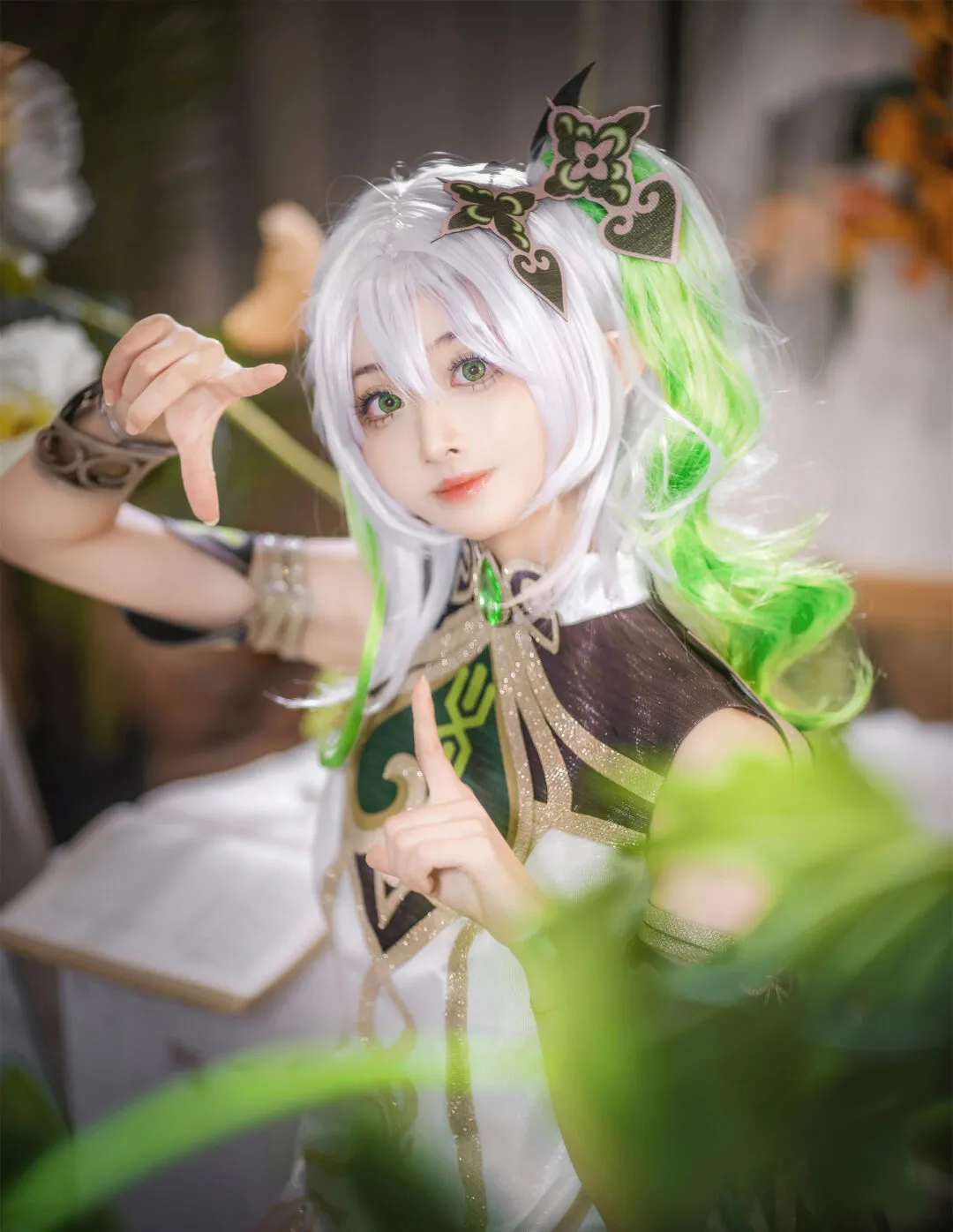 《原神》纳西妲cosplay-绝对领域