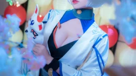 碧蓝航线 加贺cosplay-绝对领域