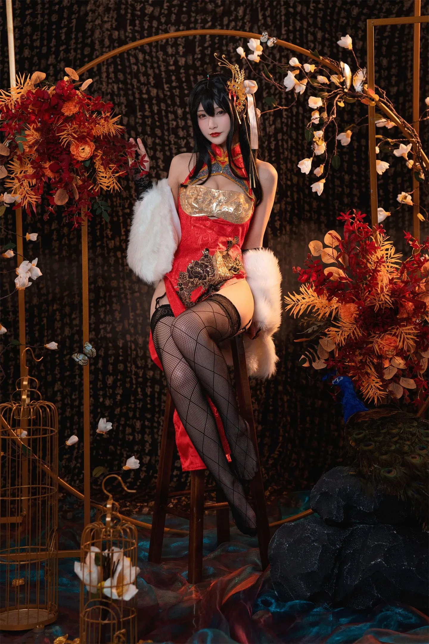 碧蓝航线 大凤旗袍cosplay-绝对领域