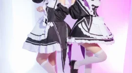 《Re：从零开始的异世界生活》妖舞蕾姆耳机cosplay-绝对领域