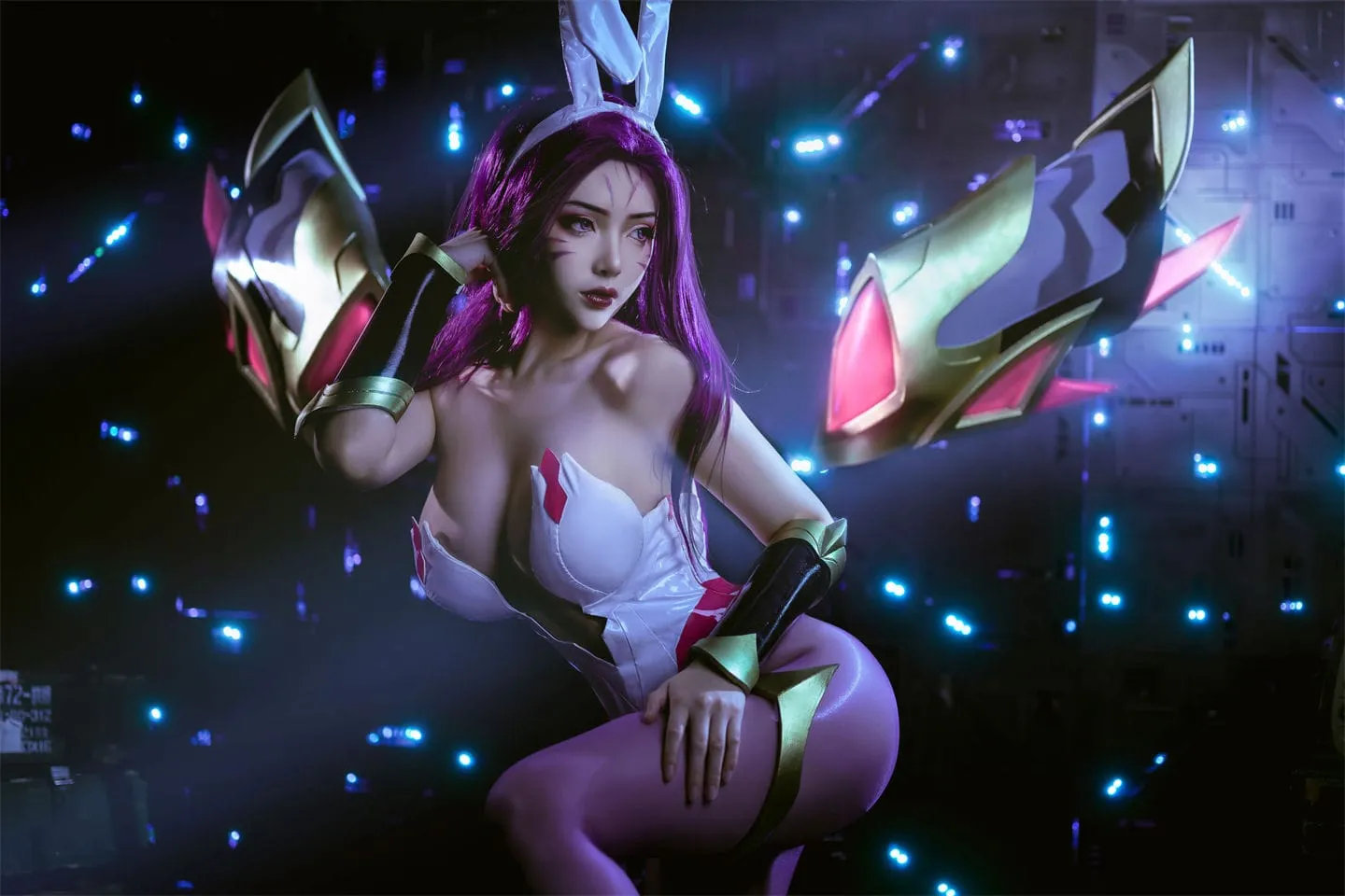 英雄联盟 卡莎cosplay-绝对领域