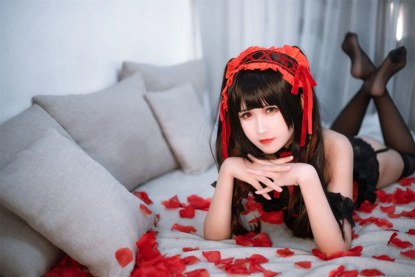 约会大作战 时崎狂三2cosplay-绝对领域