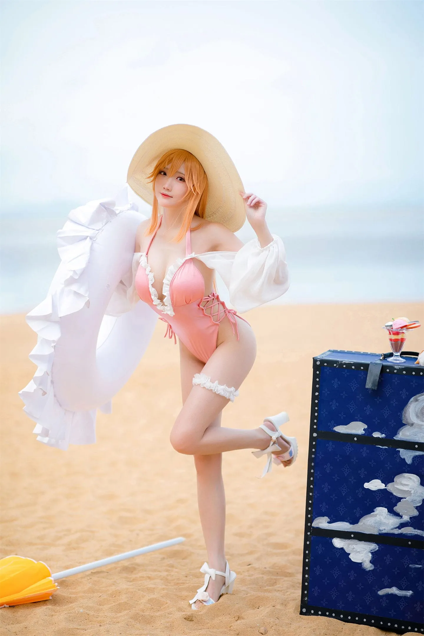碧蓝航线 黎塞留泳装cosplay-绝对领域