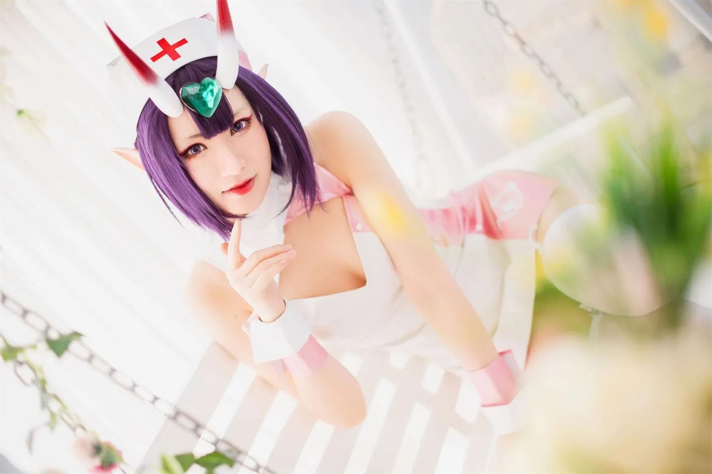 fgo 酒吞童子护士装cosplay-绝对领域